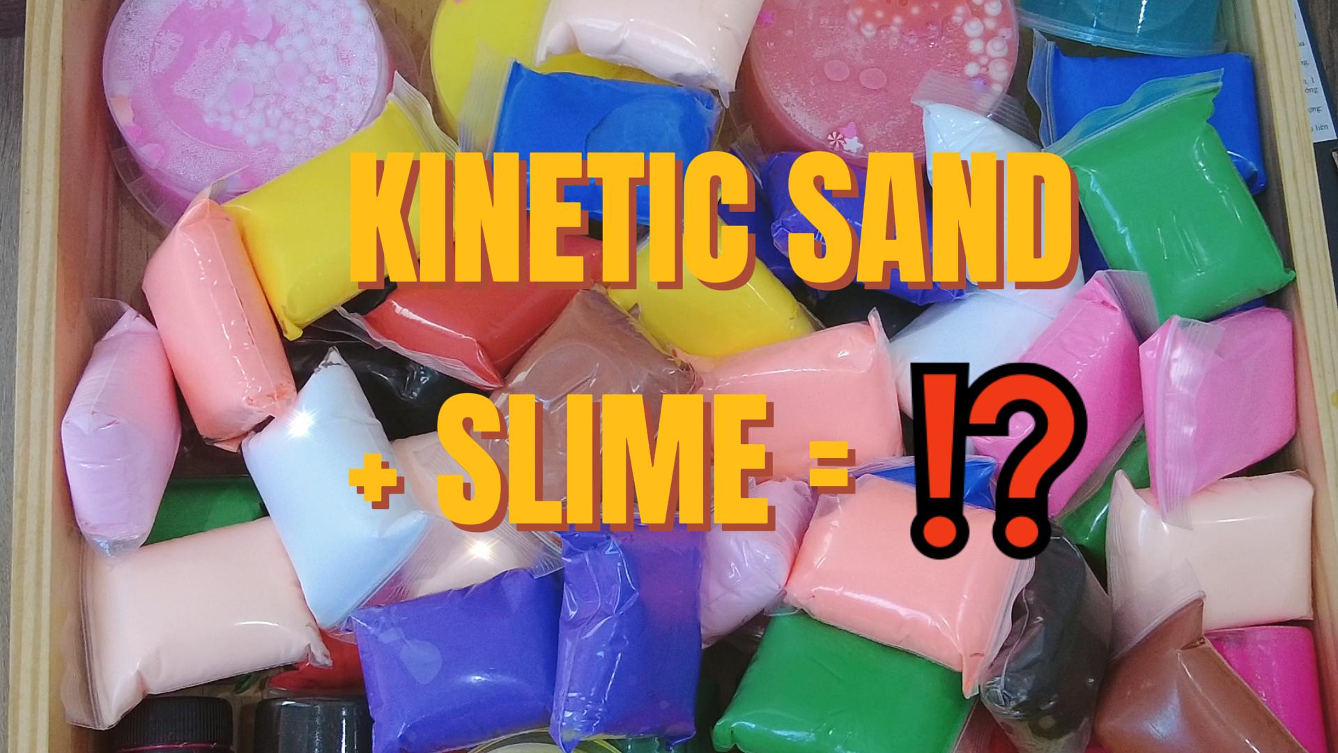 KINETIC SAND SLIME -Cover